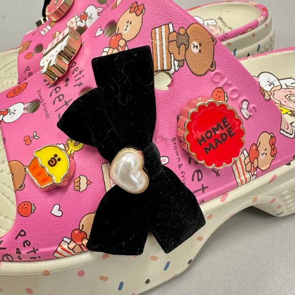 Crocs‎ Line Friends x Stomp Slide 'Petit Sweets' stomp slide sandals size 8 - Picture 9 of 16